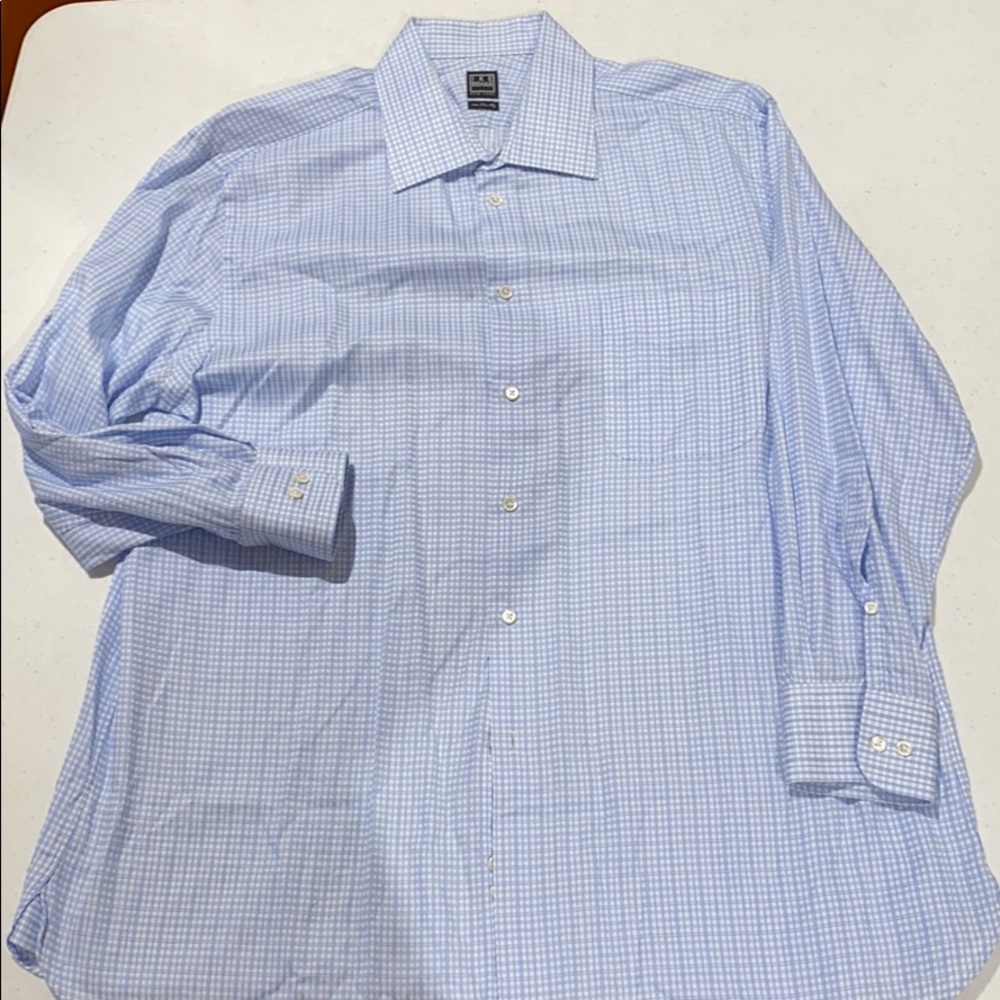 Ike Behar Dress Shirt 171/2 32-33